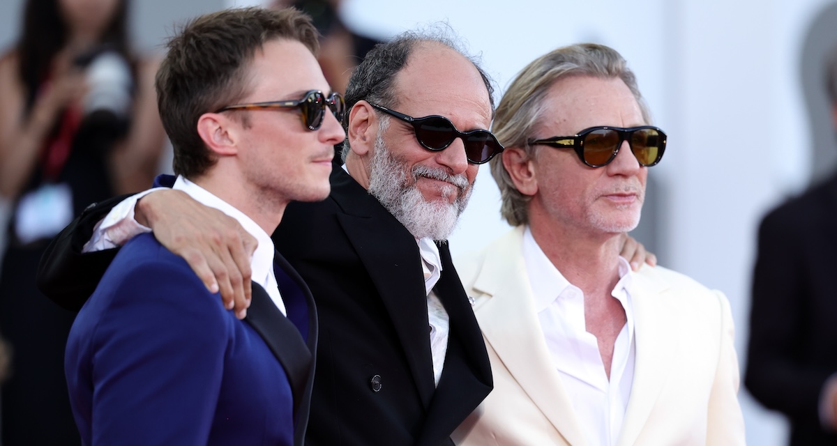 Drew Starkey, Luca Guadagnino e Daniel Craig alla prima di Queer
(Andreas Rentz/Getty Images)