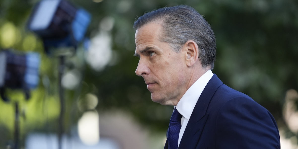 Hunter Biden arriva in tribunale a Los Angeles, 5 settembre 2024 (AP Photo/ Jae C. Hong)