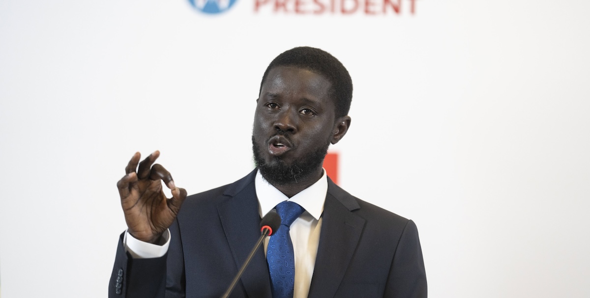 Bassirou Diomaye Faye, presidente del Senegal (AP Photo/Mosa'ab Elshamy, File)