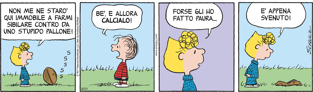 Peanuts 2024 settembre 21