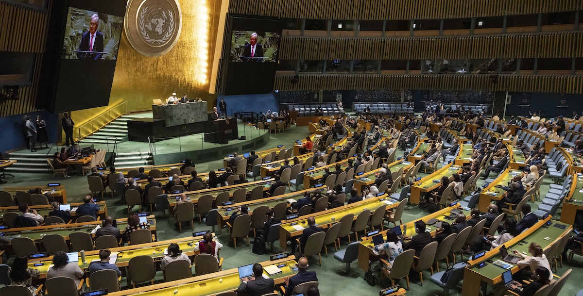 L'Assemblea generale dell'ONU (AP Photo/ Yuki Iwamura)