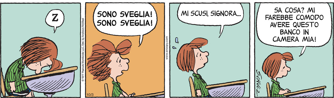 Peanuts 2024 ottobre 03