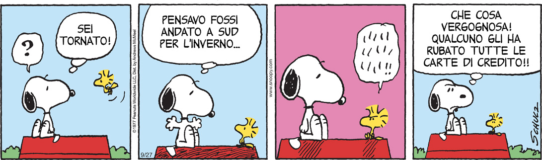 Peanuts 2024 settembre 27