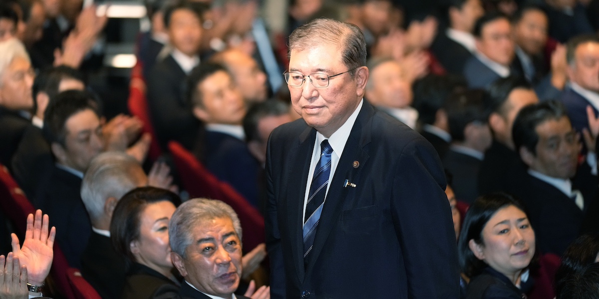 Shigeru Ishiba (AP Photo/Hiro Komae, Pool)