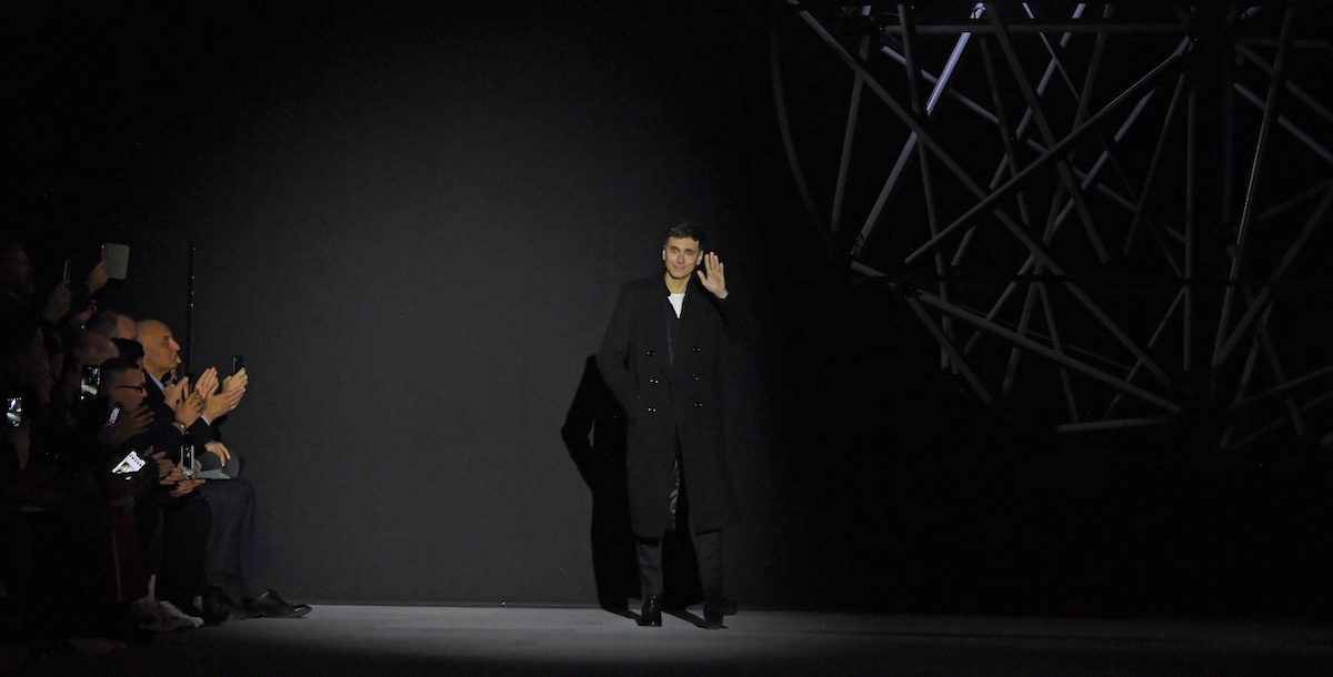 Hedi Slimane dopo una sfilata di Celine, Parigi, 20 gennaio 2019
(Pascal Le Segretain/Getty Images)