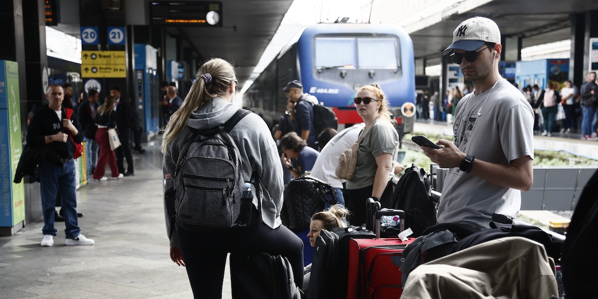 La stazione Termini a Roma, il 2 ottobre 2024 (Cecilia Fabiano/LaPresse)