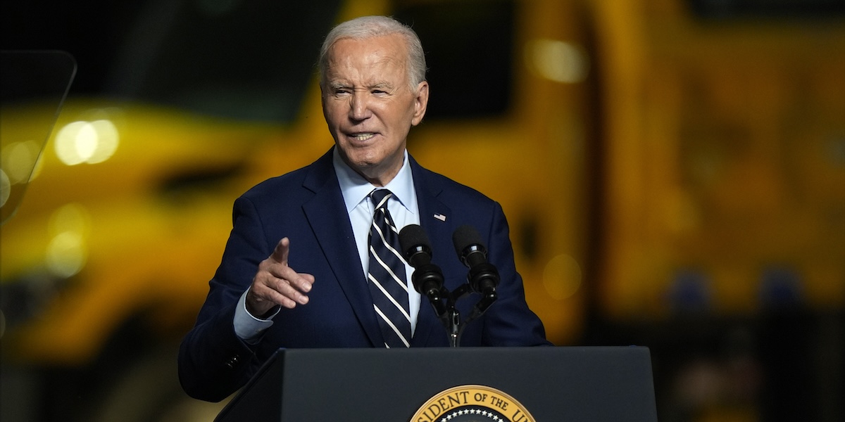 Il presidente degli Stati Uniti Joe Biden