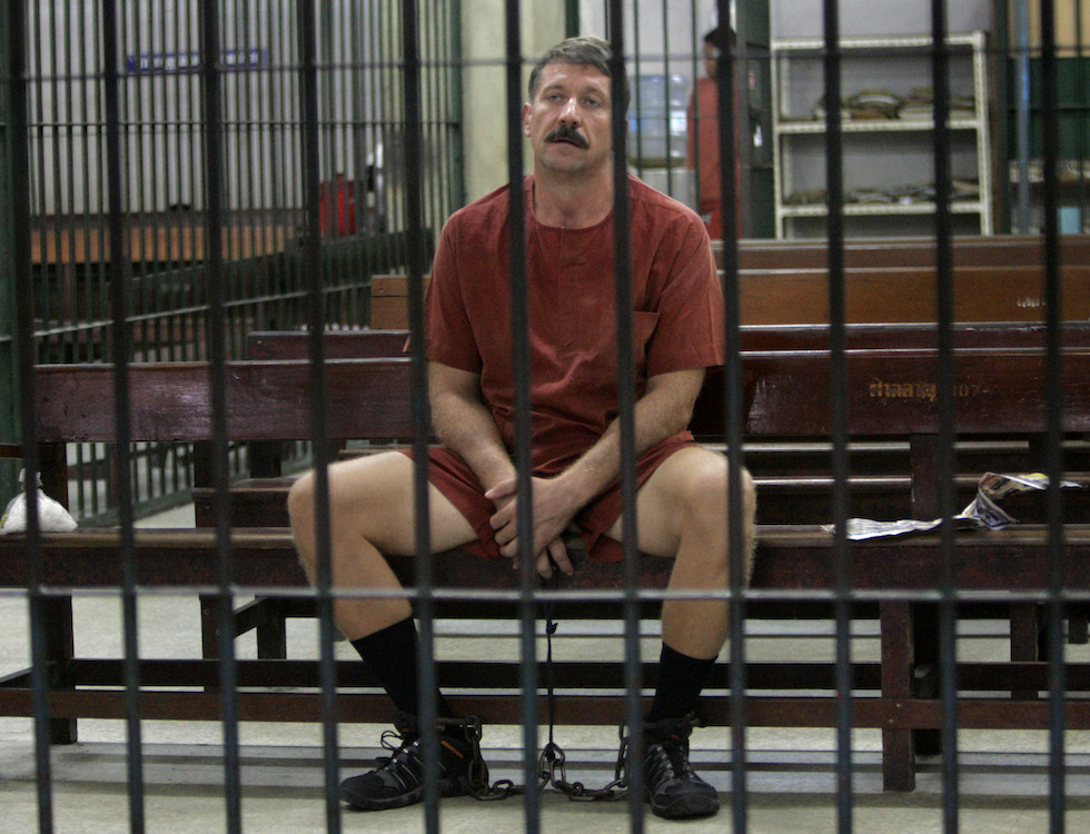 Viktor Bout durante il suo processo a Bangkok, nel 2009