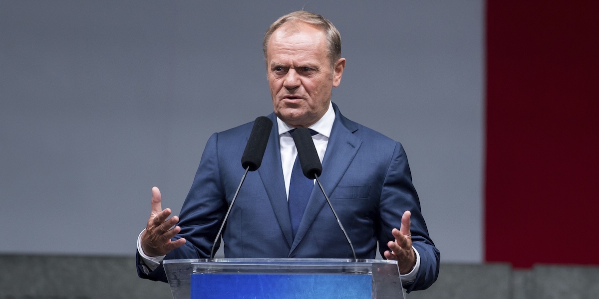 Il primo ministro polacco Donald Tusk, lo scorso settembre