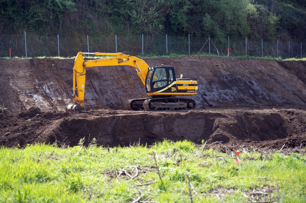 Una foto dell'area da bonificare a Colleferro