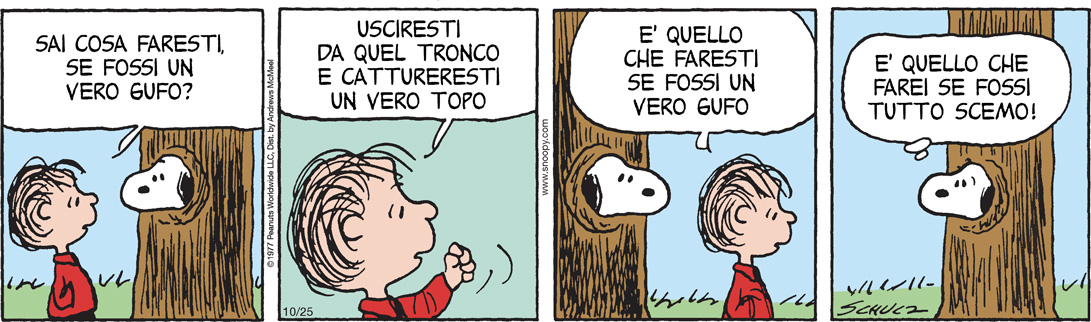 Peanuts 2024 ottobre 25