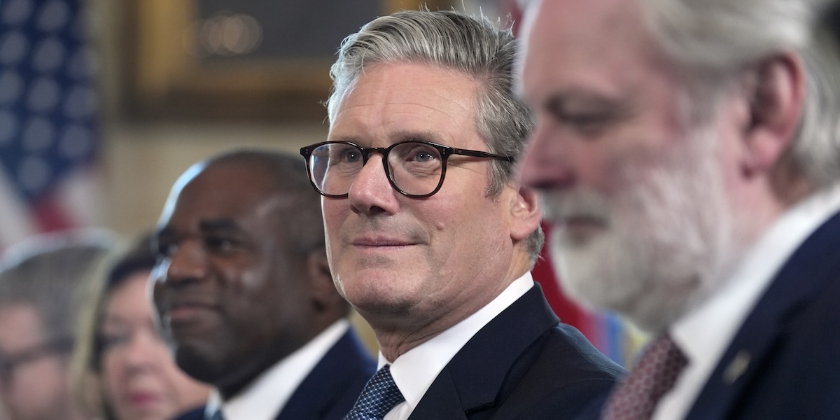 Il primo ministro britannico e leader dei Laburisti, Keir Starmer, a un incontro alla Casa Bianca, lo scorso 13 settembre