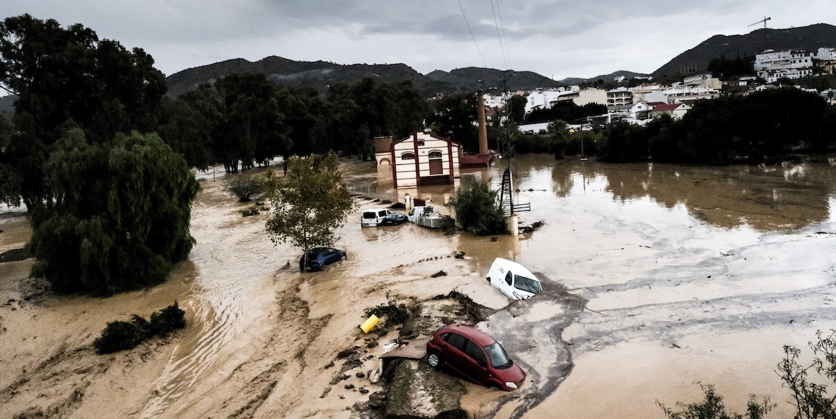 La città di Alora, vicino a Malaga (AP Photo/Gregorio Marrero)