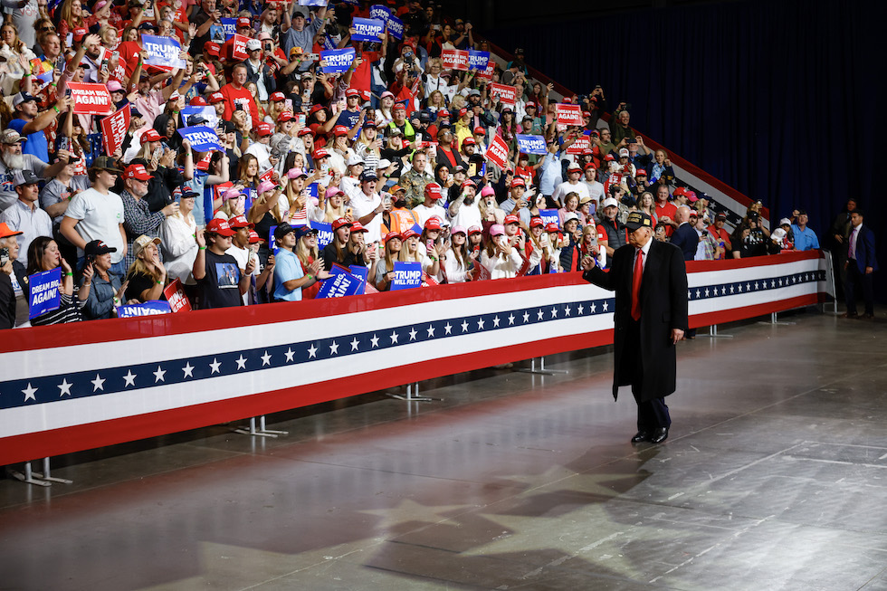 Donald Trump a Kinston, in North Carolina 