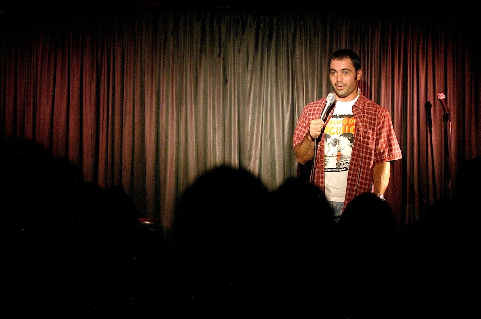 Rogan sul palco