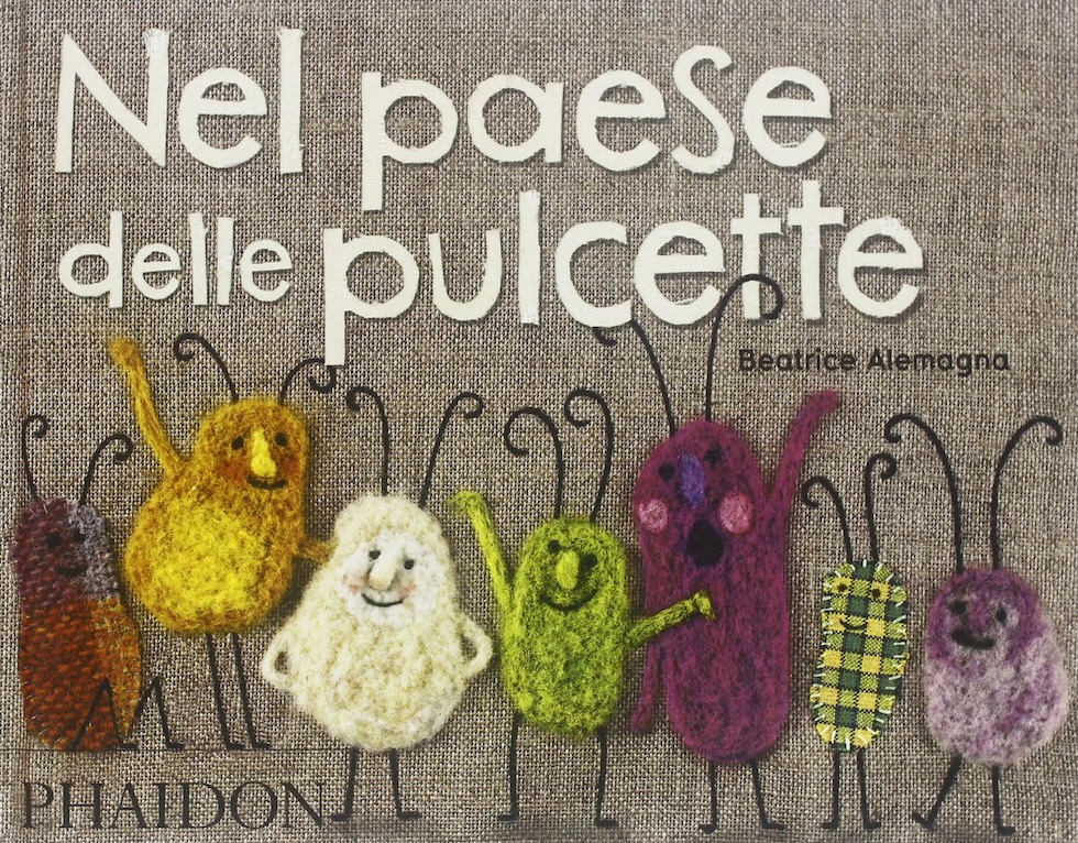 La copertina di Nel paese delle pulcette di Beatrice Alemagna