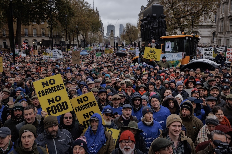 La manifestazione in centro a Londra, il 19 novembre