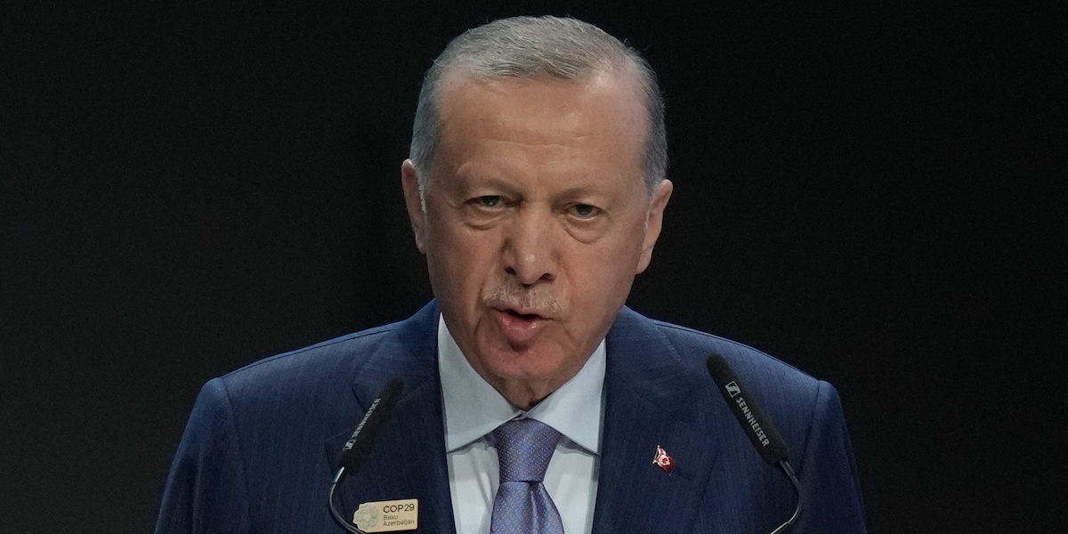 Il presidente turco Recep Tayyip Erdogan(AP Photo/Rafiq Maqbool)