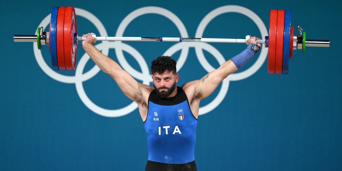 Antonino Pizzolato alle Olimpiadi di Parigi, 9 agosto 2024 (David Ramos/Getty Images)