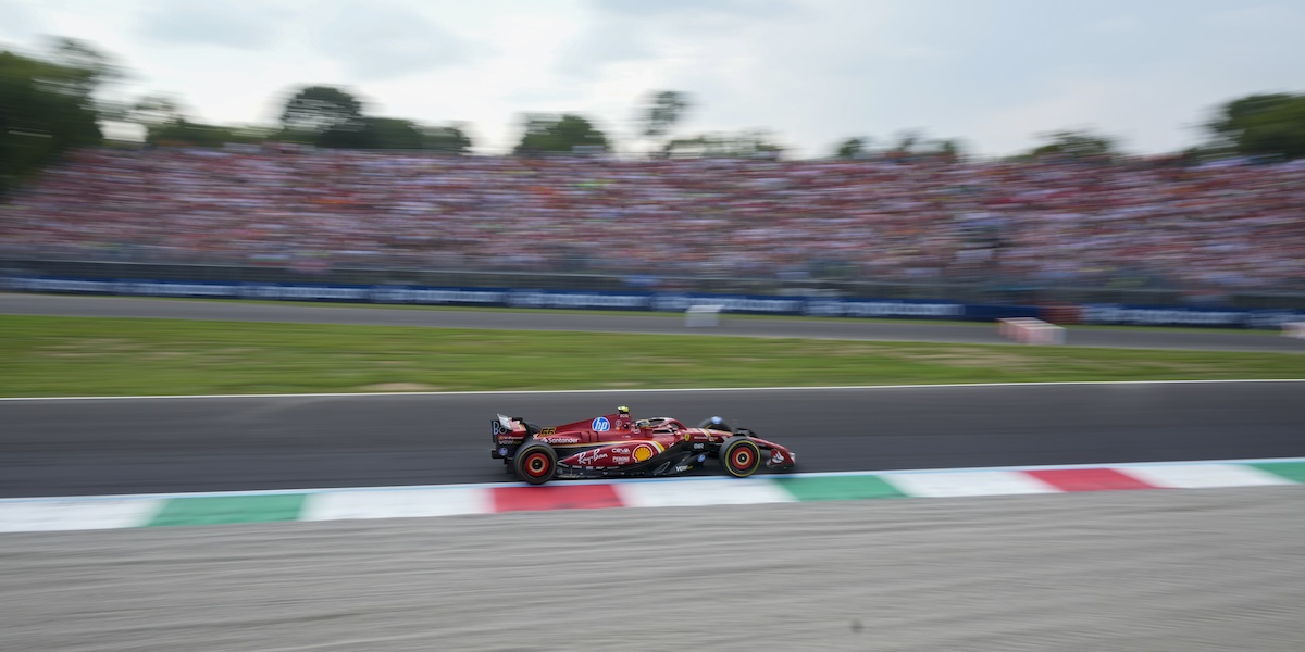 L'ultimo Gran Premio di Formula 1 a Monza, l'1 settembre 2024 (AP Photo/Luca Bruno)