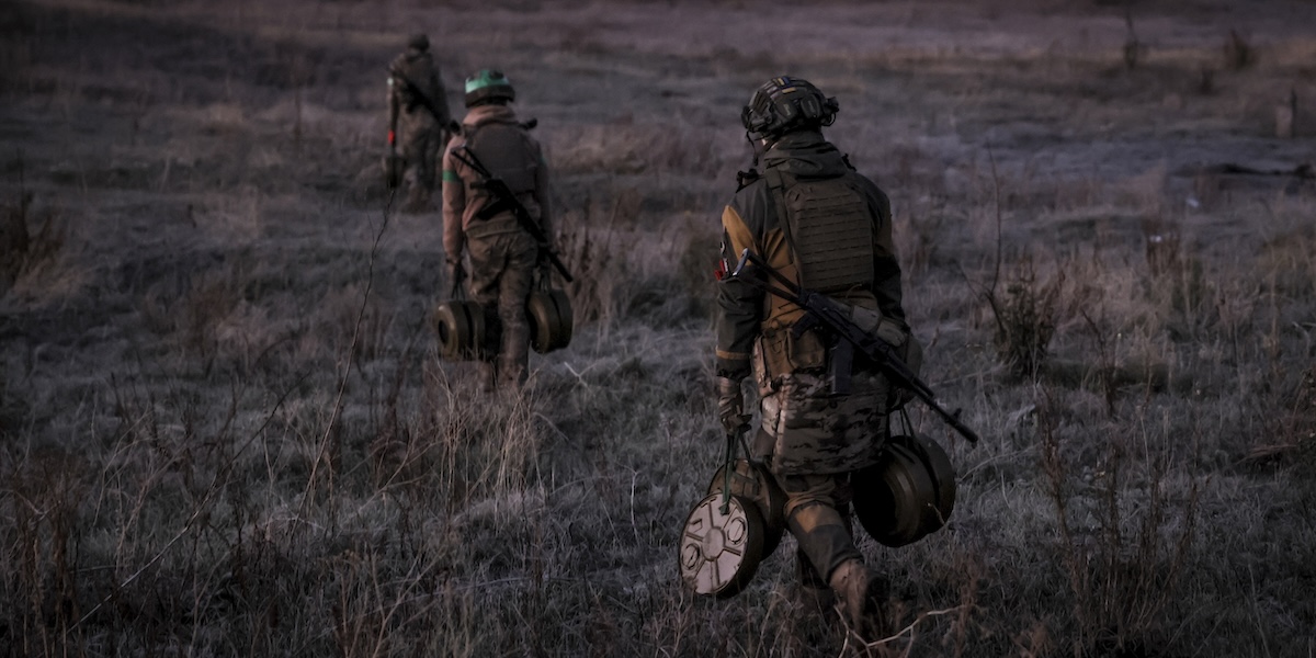 Soldati ucraini (Oleg Petrasiuk/Ukrainian 24th Mechanised Brigade via AP)