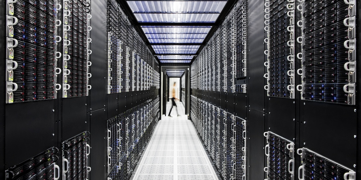 L'interno di un data center di IBM