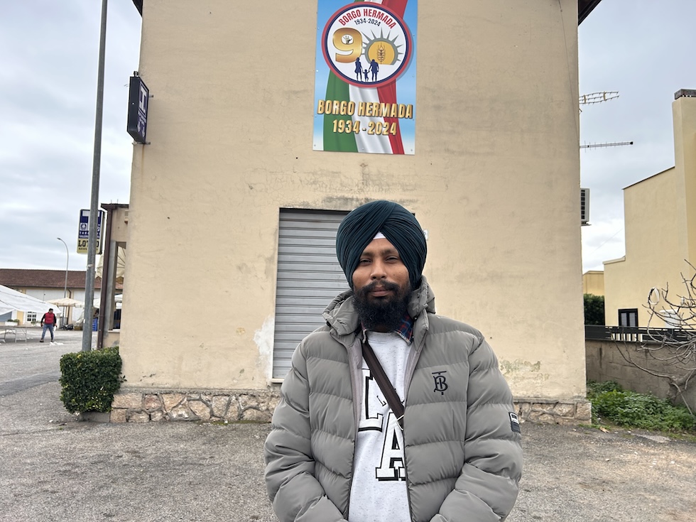 Amritpal Singh, fratello di Satnam (Angelo Mastrandrea/Il Post)