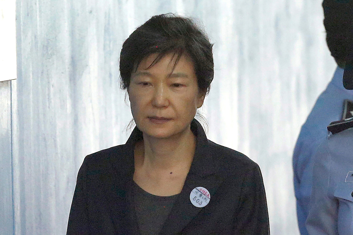 Park Geun-hye nel 2017 