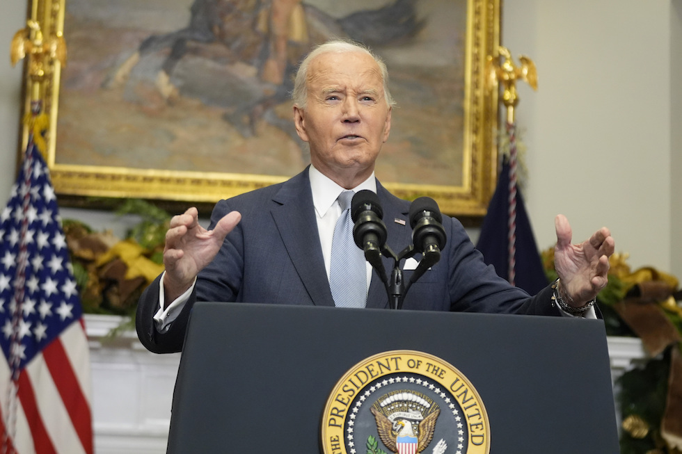 Joe Biden parla della situazione in siria l'8 dicembre 2024