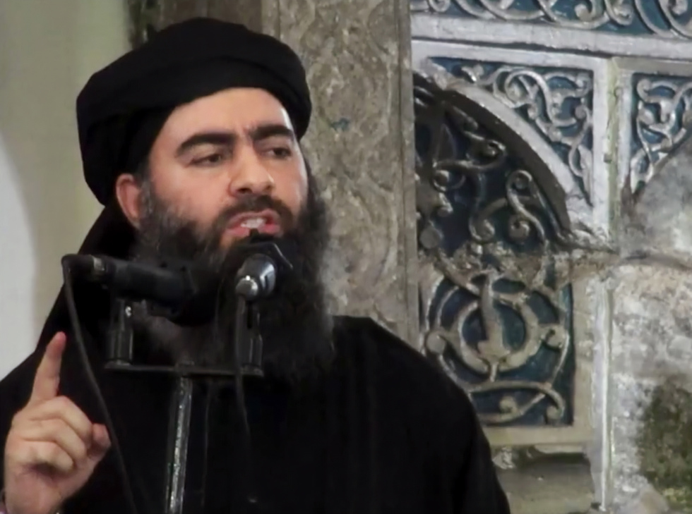 Abu Bakr al Baghdadi nel 2014