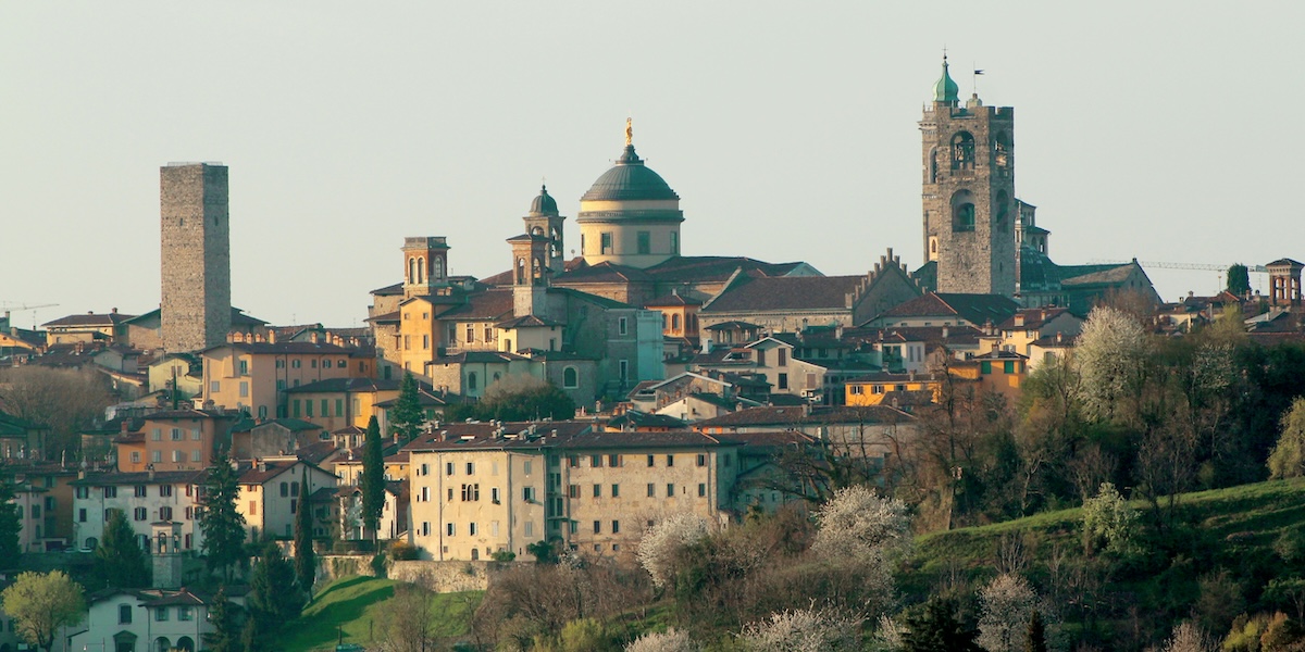 Una vista della città di Bergamo (Mattia Bericchia su Unsplash)