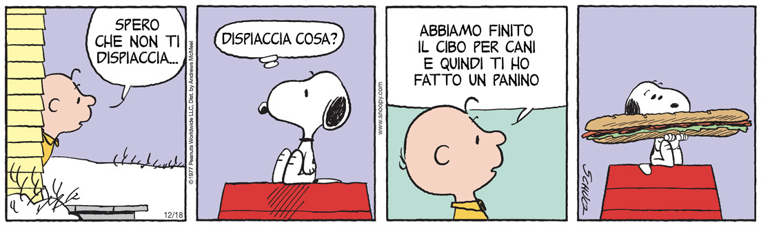 Peanuts 2024 dicembre 18