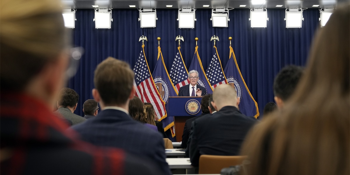 Il presidente della Federal Reserve Jerome Powell, 18 dicembre 2024 (AP Photo/Jacquelyn Martin)