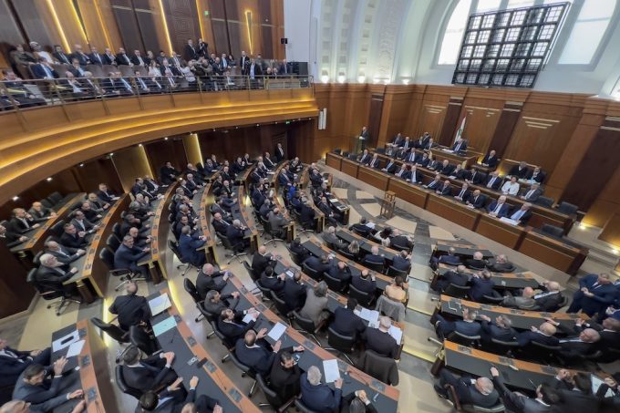 L'aula durante il voto